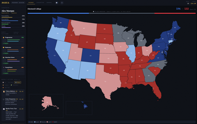 Potus 2024 Game Screenshot